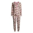 thumbnail image 2 of Grumpy Cat Women's and Women's Plus 3-Piece Giftable Pajama Set with Socks, 2 of 6