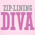 thumbnail image 3 of CafePress - Zip Lining DIVA T Shirt - Light T-Shirt Kids XS-XL, 3 of 4