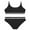 Black, variant on GYRATEDREAM Girl's 2 Piece Swimsuit Sport High Waist Teen Kids Bikini Set Bathing Suit Swimwear for 9-10Y Green