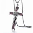 thumbnail image 1 of Catholic Metal Alloy Crucifix Jesus T Hanging, 1 of 5