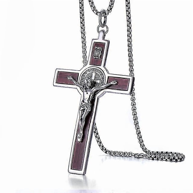 Catholic Metal Alloy Crucifix Jesus T Hanging
