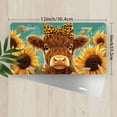 thumbnail image 2 of 1 Pcs 2D Flat License Plate Covers & Frames, Cow with Leopard For Decorative Front, Waterproof For Decoration Aluminum License Plate Covers & Frames Cover For Men Women, 12" X 6", 2 of 6