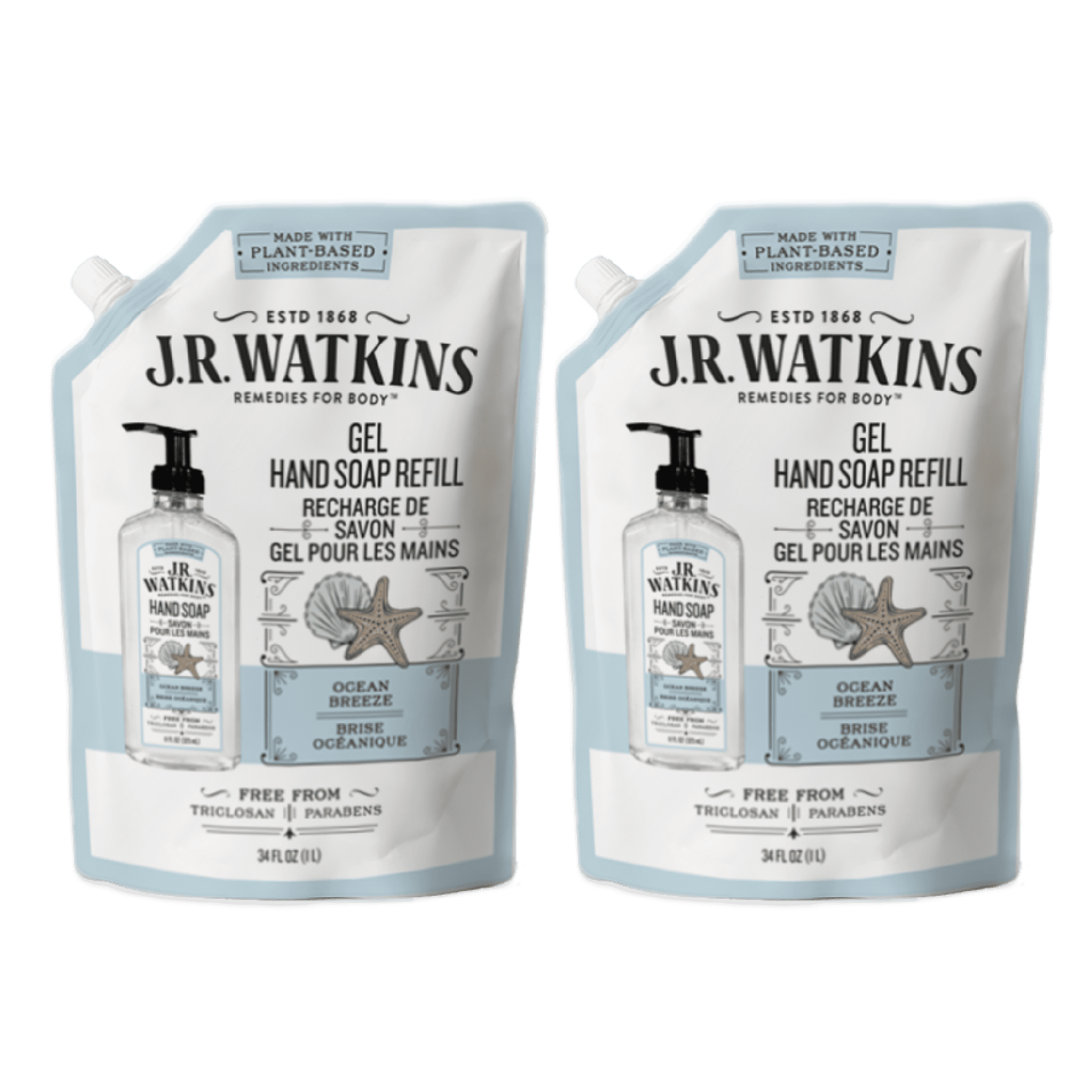 jr watkins ocean breeze hand soap