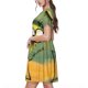 thumbnail image 2 of Disketp Quirky Cartoon 123 para Vestido de Manga Corta para Mujeres, Vestidos de Verano para Mujeres, Casual y Holgado para la Playa, 2 of 6