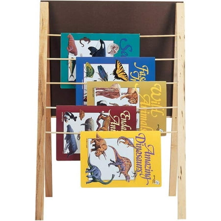 Maple Easels - Write-N-Wipe Wide Maple Easel w Big Book Storage Area