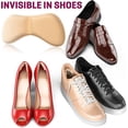 thumbnail image 3 of Heel Liners - Heel Pads - Heel Protectors - Heel Inserts for Women - Heel Grips for Women Insert Shoes - Shoe Pads for Women Shoes - Heel Cushions, 1 pair, Color: Pink, 3 of 7