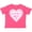 Retro Heather Pink, variant on Inktastic Grandpa's Sweetie Pie with Pink Hearts Boys or Girls Toddler T-Shirt