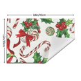 Christmas cartoon printing Dining mat, washable, heatresistant, indoor