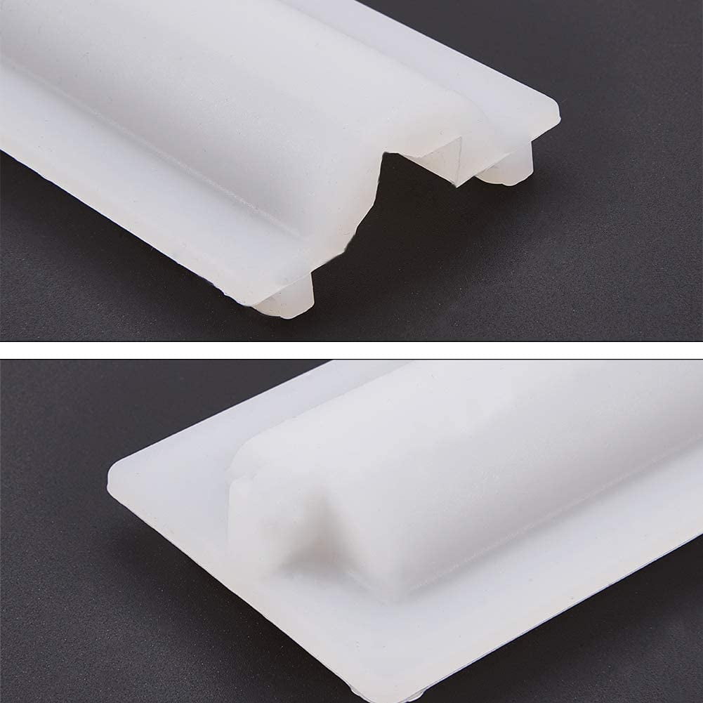 PH Star Silicone Molds Column Tube Embed Soap Handmade Soap Mold Candle Mousse Cake Making Supplies Tools for Christmas 4th of July Soap Making White