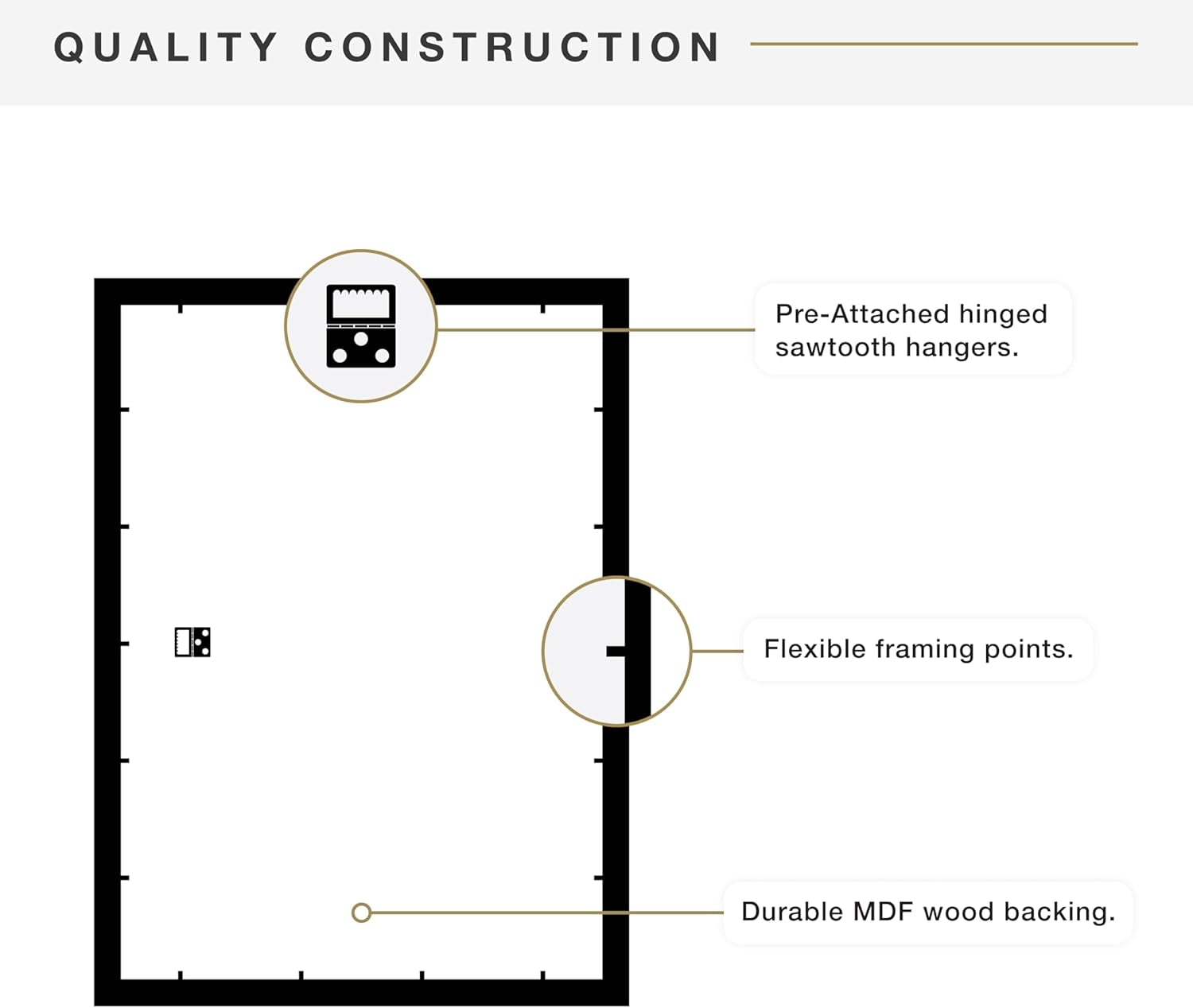 MCS Museum Poster Frame 24x36 Medium Oak, Vertical & Horizontal Wall Hanging Large Picture Frame for Photos, Posters & Art Prints  (1-Pack)