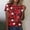 A141 Red, variant on Xdegoge 4th Of July Tops for Women Patriotic Shirts American Flag Star Graphic Crewneck Short Sleeve Casual Loose Fit Lightweight Summer Independence Day Graphic Tees