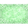 thumbnail image 1 of Ahgly Company Indoor Rectangle Abstract Emerald Green Modern Area Rugs, 8' x 10', 1 of 4