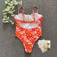 thumbnail image 4 of Bikini de una pieza con estampado de moda de verano para mujer, traje de baño para mujer Fridja nalpqowj62109, 4 of 5
