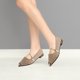 thumbnail image 4 of GOOHOCHY 1 par de zapatos planos puntiagudos de verano color piel, elegantes y antideslizantes para mujer soltera., 4 of 7