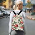 thumbnail image 7 of FORMRS Mini Backpack Purse for Women Quilted Travel Daypack Casual Shoulder Bag, Apples Flower Pattern, 7 of 7