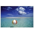 thumbnail image 1 of Great BIG Canvas | "French Polynesia, Bora Bora, Calm Ocean With Beach Ball Foreground" Art Print - 24x16, 1 of 4