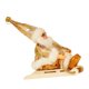 thumbnail image 1 of Figura de trineo de Papá Noel, estatua festiva de muñeco de Papá Noel, Papá Noel esquiando Estilo J, 1 of 9
