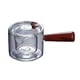 thumbnail image 1 of Tetera de Vidrio de Borosilicato Tetera Mango de Madera Resistente Al Calor, 1 of 9