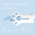 thumbnail image 5 of Meowkit Blue Cat Paw Utility Knife, Retractable Box Cutter for Crafts, Gift-Worthy Stationery Tool, 5 of 9