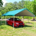 thumbnail image 2 of King Canopy Universal 8 Leg 10'x20' Carport Canopy, Green, 2 of 11