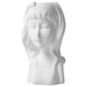 thumbnail image 2 of Maceta de cerámica con diseño de rostro de niña, estilo moderno, para plantas de interior. El 18x10x9.5cm, 2 of 6