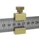 thumbnail image 1 of RV Regla de posicionamiento de acero inoxidable, herramienta de regla, bloque de regla de acero de latón, tope de regla, herramienta de marcado, para carpintería, bricolaje, carpintero, manualidades, regla no incluida Rojo Verde, 1 of 5