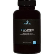 Super Active B Complex - Pure B-50 Complex Vitamins - Natural, Methylated, Bioavailable, Vegan Vitamin Supplement For Men And Women - Supports Energy, Focus, Sleep, Immune System, Stres