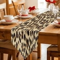thumbnail image 2 of Leopard Printed Table Runner Linen Burlap Table Runner 72 Inches Long Modern Animal Fur Patterns Dresser Scarves for Kitchen Island Coffee Dining Room Party Wedding Banquet Holiday Decoration 13"x72", 2 of 8