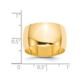 thumbnail image 2 of Mens 14K Yellow Gold 12mm Polished Wedding Band Ring, 2 of 5