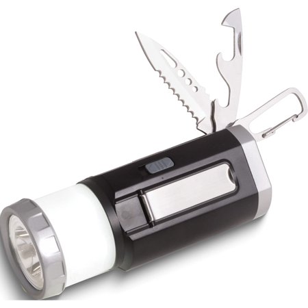 Fashion Hand Crank Flashlight/Usb Charger With Multi-Tools (1.75 X 1.75) Made In China gm18380