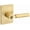Satin Brass, variant on Kwikset 740PVLRCT-514S Prava Single Cylinder Keyed Entry Lever Set - Black