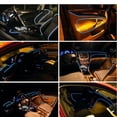 thumbnail image 5 of Luz de ambiente para automóvil noble sin rosca, línea de fibra de carbono, luz fría, luz de ambiente para automóvil de 64 colores, control por aplicación, 5 of 5
