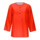 thumbnail image 5 of Fiudx Liquidación de Ofertas Flash Blusa Informal de Manga 3/4 con Botones y Estampado de Cuello para Mujer, 5 of 5