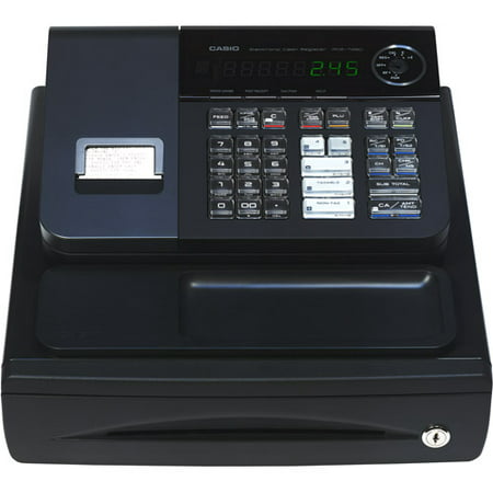 Casio PCR-T280 Cash Register-Stylish Black Color - Walmart.com