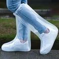 thumbnail image 4 of Shoe Covers Disposable Non Slip - Pack of 10(5 Pairs), Waterproof Shoe Booties Covers Clear One Size, 4 of 4