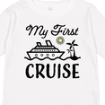 thumbnail image 4 of Inktastic My First Cruise with Cruise Ship and Palm Trees Boys or Girls Long Sleeve Toddler T-Shirt, 4 of 5