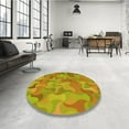 thumbnail image 3 of Ahgly Company Indoor Rectangle Patterned Acid Green Area Rugs, 5' x 7', 3 of 6