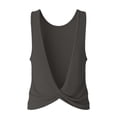 thumbnail image 7 of Xijirk Women's Crew Neck Sleeveless Tank Top Loose Fit Solid Casual Basic Tee Breathable Everyday Summer Vest,3XL, 7 of 7