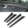 thumbnail image 2 of AMONIDA Interior Door Panel Cover, 4PCS Interior Door Panel Cover Trim Real Carbon Fiber Fit For C-class W204 07-13, 2 of 8