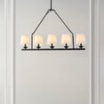 thumbnail image 2 of SAFAVIEH Josphete 5-Light Modern Black Iron Chandelier, 2 of 8