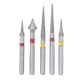 thumbnail image 4 of Fresas de diamante dentales, 5 piezas Herramienta de pulido de fresas de diamante dentales de alta velocidad Fresas de diamante de alta velocidad Resultados impresionantes, 4 of 8