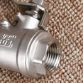 thumbnail image 4 of 1/4" 3/8" 1/2" 3/4" 1" 1-1/4" 1-1/2" 2 inch NPT Female Thread Full Port Ball Valve Stainless Steel 304 Ball Valve with Handle, 4 of 4