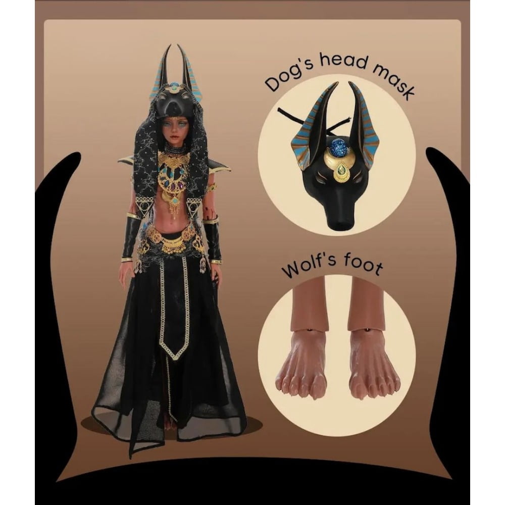 ShugaFairy Anubis 1/4 Bjd Dolls Fantasy Ancient Egypt Mysterious Guard High Quality Ball Jointed Dolls Gifts