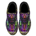 thumbnail image 2 of Crawfish Mardi Gras Beads Shoes Sneakers Black Size 8.5, 2 of 7