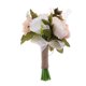 thumbnail image 1 of Ramo de dama de honor de simulación de arreglo de florero de de flores artificiales Rosado Sunnimix Flores artificiales, 1 of 5