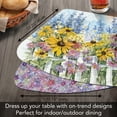 thumbnail image 5 of CounterArt "Springtime Garden" 4-Pack Reversible Wedge Placemats, 5 of 7