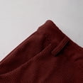 thumbnail image 6 of ClodeEU Womens High Waisted Corduroy Pants With Button,Baggy Casual Wide Leg Trouse With Pockets Red,Womens Plus M, 6 of 9