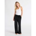 thumbnail image 3 of Joyspun Women's Velour Wide-Leg Sleep Pants, Size XS-3X, 3 of 6