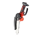 thumbnail image 3 of Chainsaw Mini Chainsaw 4 inch 6 inch Portable Chainsaw with Security Lock 2 Chains 21V Rechargeable Battery Operated Electric Chainsaw Cordless for Branches Wood Cutting Tree, 3 of 6
