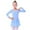Z2 Blue, variant on Girls Toddler Dress Ballet Leotards With Removable Skirt Combo Tie Ruffle Sleeve Ballet Dance Outfit For Kid Infant size 2-3T